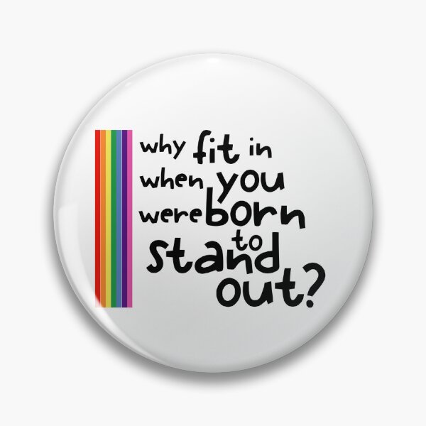 Item preview, Why fit in when you were born to stand out? designed and sold by TheIndigoSea.