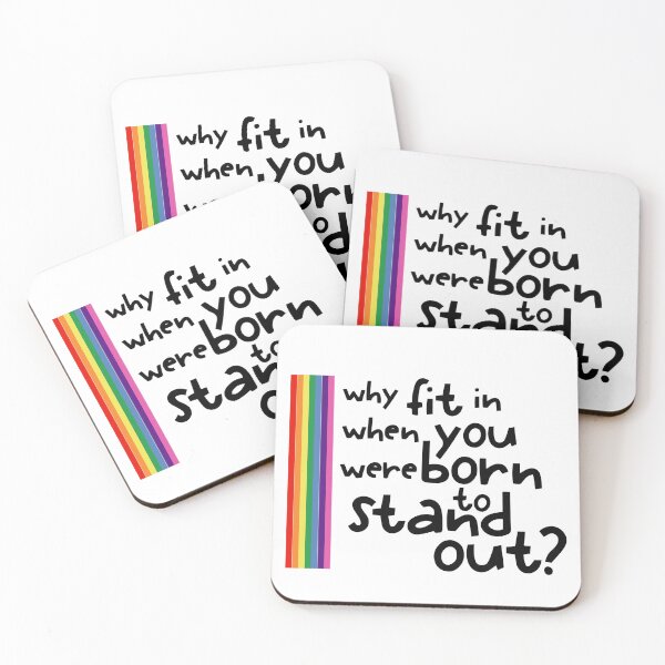 Item preview, Why fit in when you were born to stand out? designed and sold by TheIndigoSea.