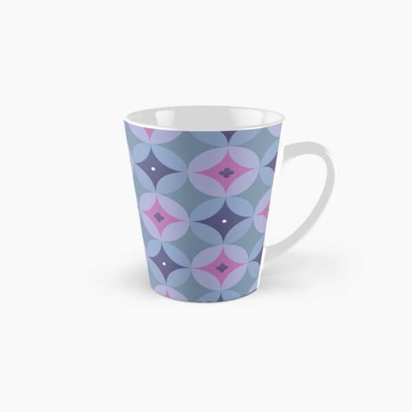 Colorful Retro Abstract Geometric Pattern Tall Mug
