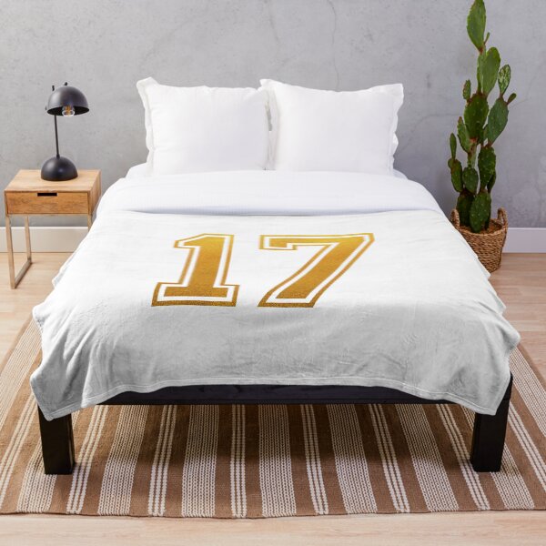 Item preview, Retro Golden Number 17 - Jersey Shirt designed and sold by PulpTrends.