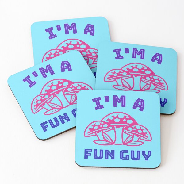Item preview, I'm a Fun Guy - Fungi Mushroom (Pink) designed and sold by Quirkdom.