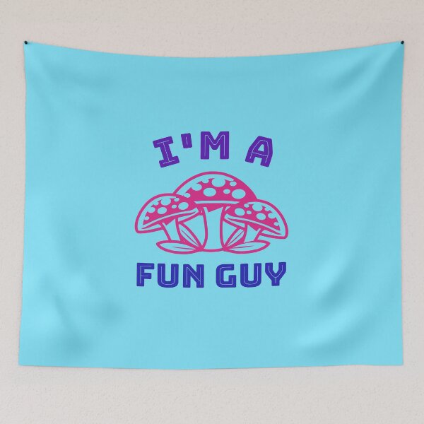Item preview, I'm a Fun Guy - Fungi Mushroom (Pink) designed and sold by Quirkdom.
