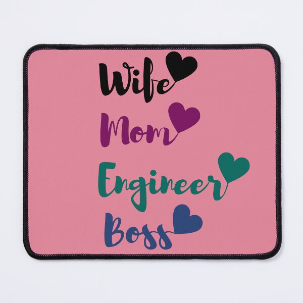 Item preview, Wife Mom engineer Boss,Mothers day,8may designed and sold by behappysiempre.