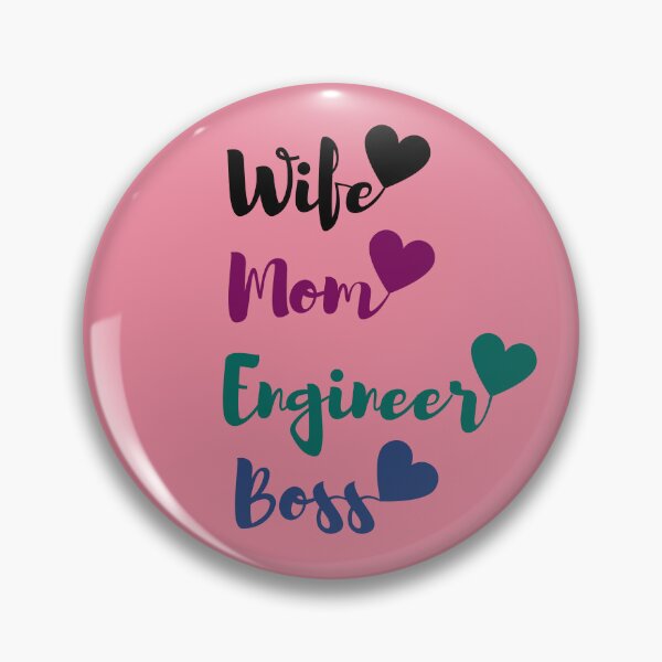 Item preview, Wife Mom engineer Boss,Mothers day,8may designed and sold by behappysiempre.