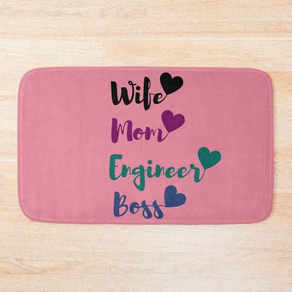 Item preview, Wife Mom engineer Boss,Mothers day,8may designed and sold by behappysiempre.