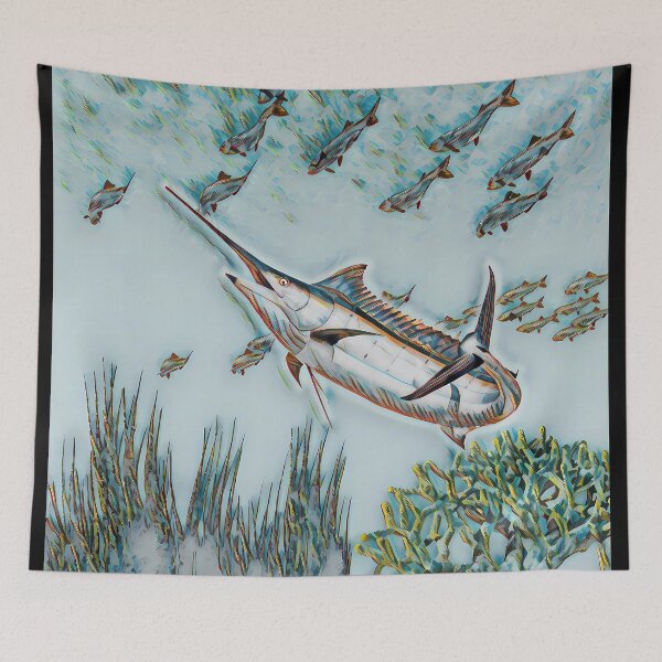 Item preview, caza de peces marlines designed and sold by umfhn.