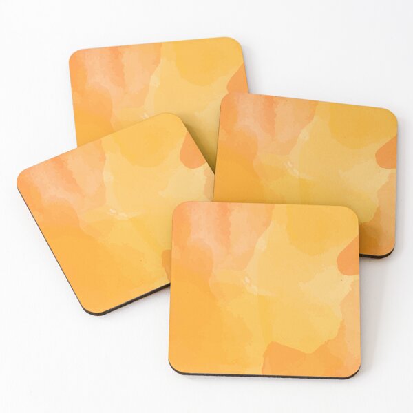 Item preview, Abstract set of orange watercolor pastel designed and sold by pocketgraphic.