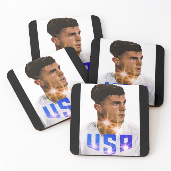Item preview, Christian Pulisic - Fútbol de EE. UU. - Blanco designed and sold by danrichardsArt.