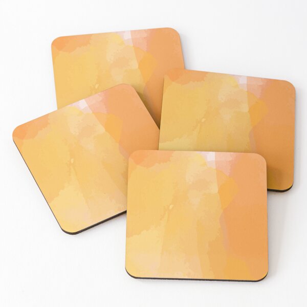 Item preview, Abstract set of orange watercolor pastel number2 designed and sold by pocketgraphic.