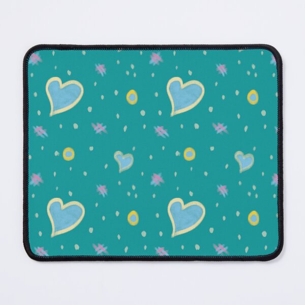 Item preview, Spring Longing Collection - Green Hearts and Kisses Pattern designed and sold by Missing In Art.