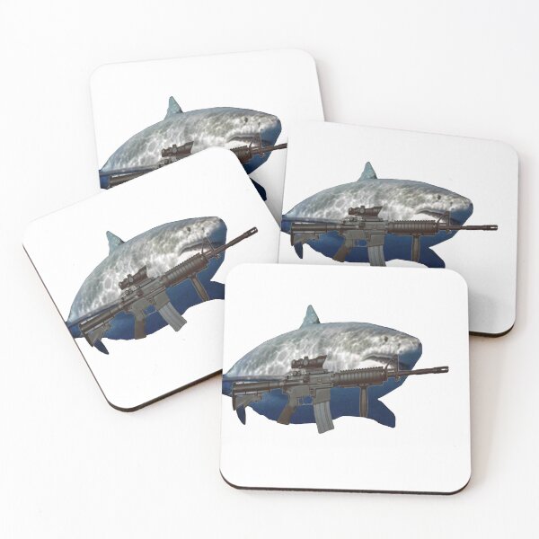 Item preview, Terry The Shark with m4 designed and sold by Hyloth.