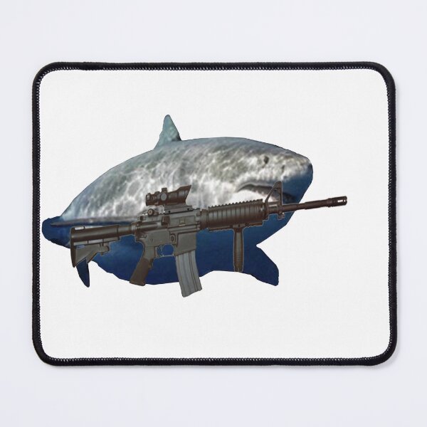 Item preview, Terry The Shark with m4 designed and sold by Hyloth.