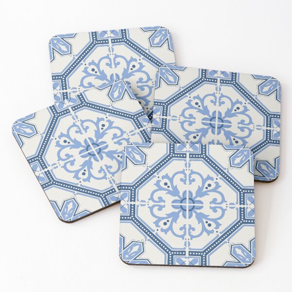 Item preview, Blue Azulejo Tile - Blue Portuguese tile - Colorful Azulejo - Blue tile designed and sold by NotUrAverageART.