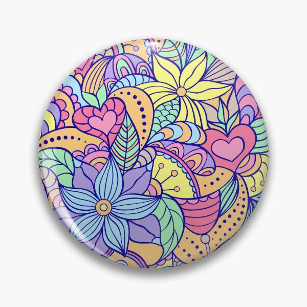 Item preview, Pastel Colored Floral Patterns designed and sold by Ala Muk.