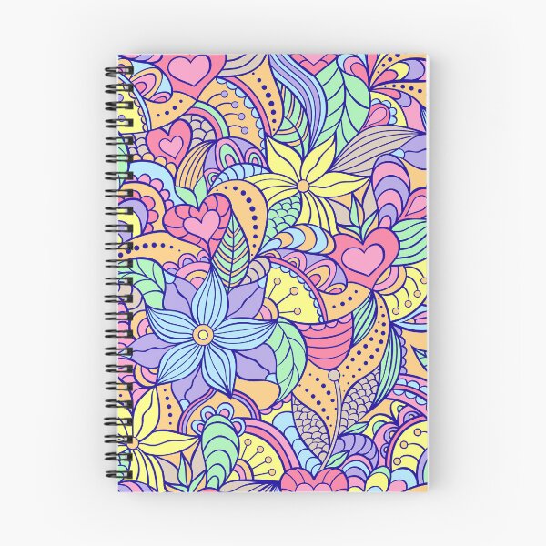 Item preview, Pastel Colored Floral Patterns designed and sold by Ala Muk.