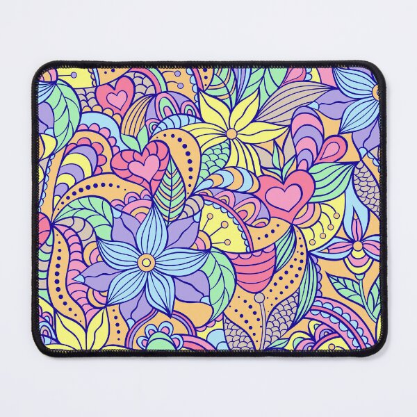 Item preview, Pastel Colored Floral Patterns designed and sold by Ala Muk.