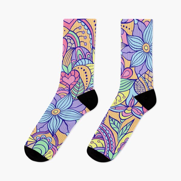 Item preview, Pastel Colored Floral Patterns designed and sold by Ala Muk.