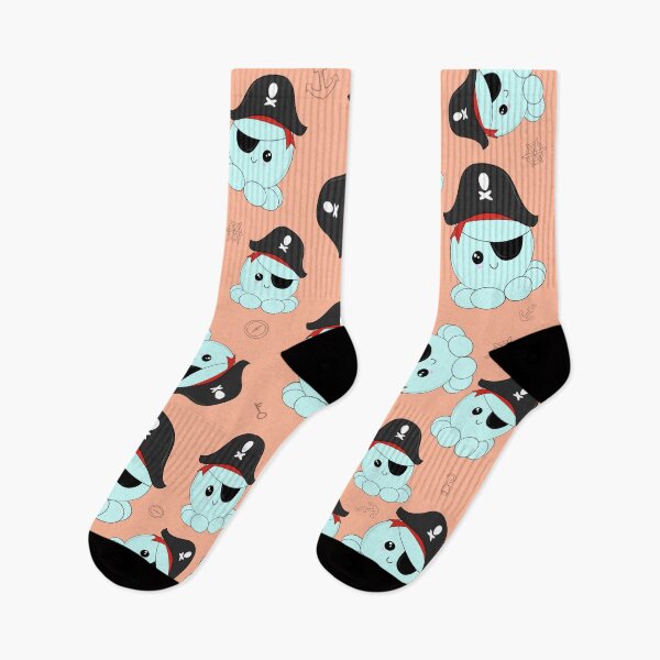 Item preview, Pirate Octopus Pattern designed and sold by ShutterStudios.