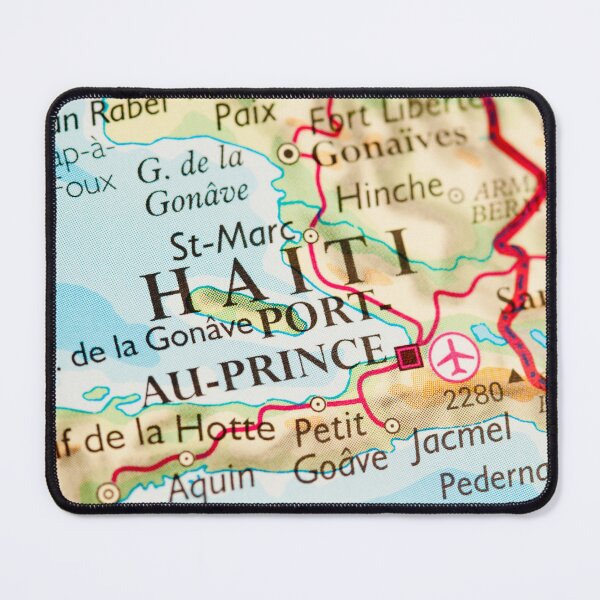 Item preview, Haiti Map designed and sold by VULTUREVIBES.