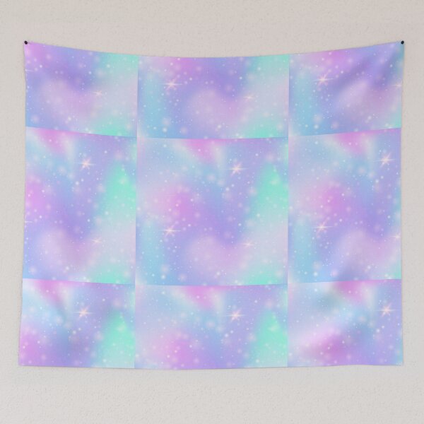 Item preview, Aqua Blue & Lavender Purple Painting designed and sold by newburyboutique.