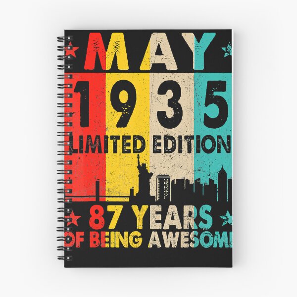 Item preview, Awesome Since May 1935 Birthday Vintage Retro designed and sold by SethFrancis37.