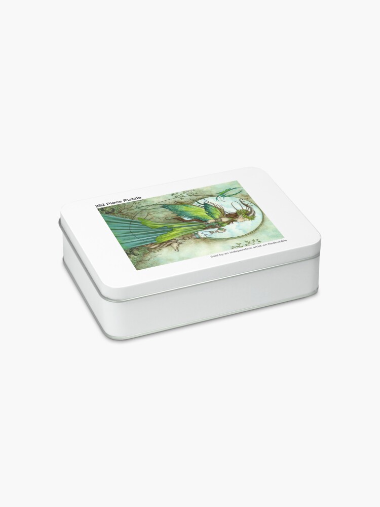 Thumbnail 2 of 3, Jigsaw Puzzle, Promenade designed and sold by AmyBrownArt.