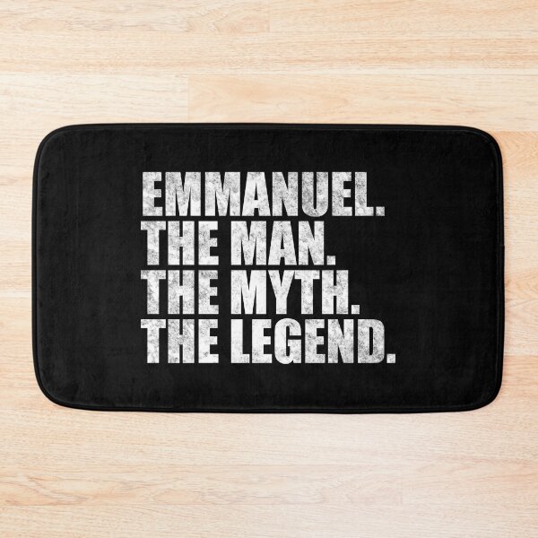 Item preview, Emmanuel Name Emmanuel The Man The Myth The legend designed and sold by Teelogic.