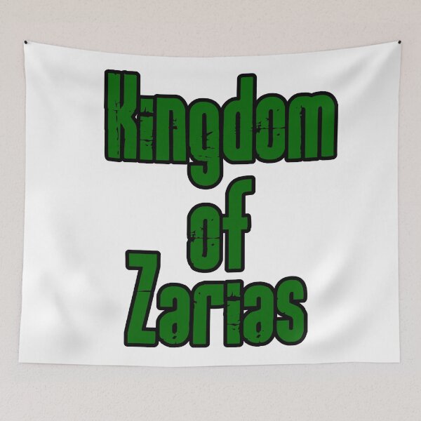 Item preview, Kingdom of Zarias Logo- Green and Black on White designed and sold by Greenwood2112.