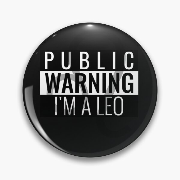 Item preview, Leo - Public Warning Zodiac Design Essential T-Shirt designed and sold by JuergenBinde.