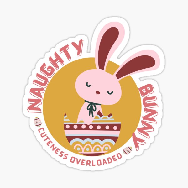 Item preview, Naughty Bunny Cuteness Overloaded  designed and sold by designerpriti.