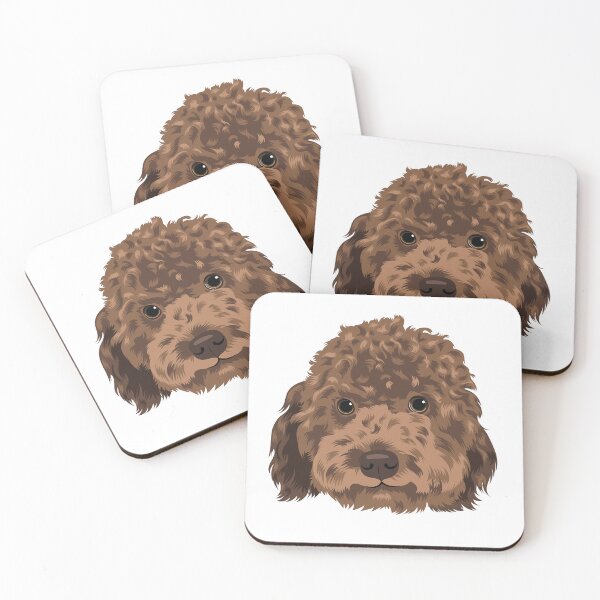 Item preview, Chocolate Labradoodle designed and sold by PutnamRoad.