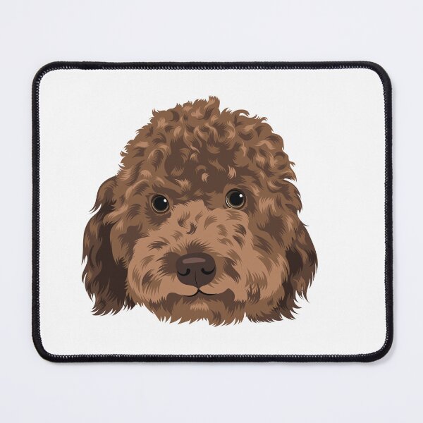Item preview, Chocolate Labradoodle designed and sold by PutnamRoad.