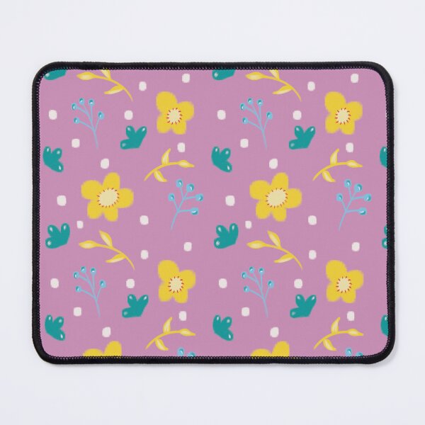 Item preview, Spring Longing Collection - Flowers and Puffs Pink Pattern designed and sold by Missing In Art.