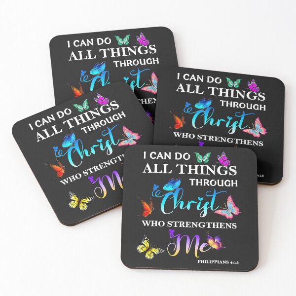 Item preview, I Can Do All Things Through Christ Butterfly Art - Religious  designed and sold by zorinaabzs143.