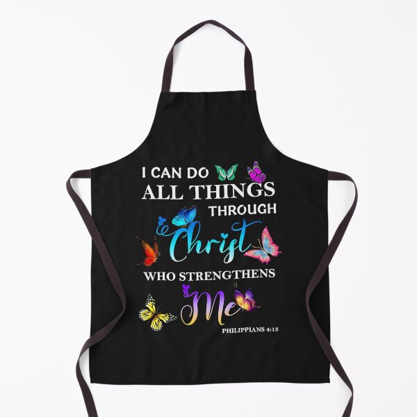 Item preview, I Can Do All Things Through Christ Butterfly Art - Religious designed and sold by zorinaabzs143.