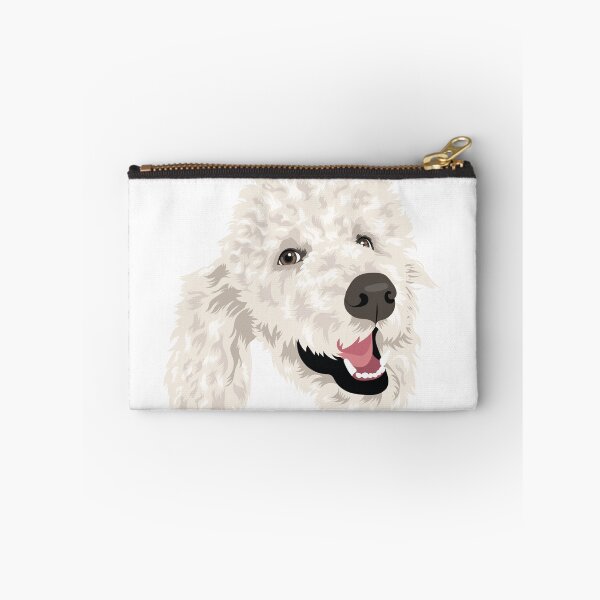 Item preview, white poodle vector illustration designed and sold by PutnamRoad.