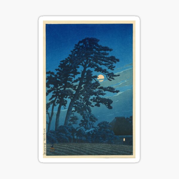 Item preview, Kawaibashi Hasui Moon at Magome designed and sold by ArielleN.
