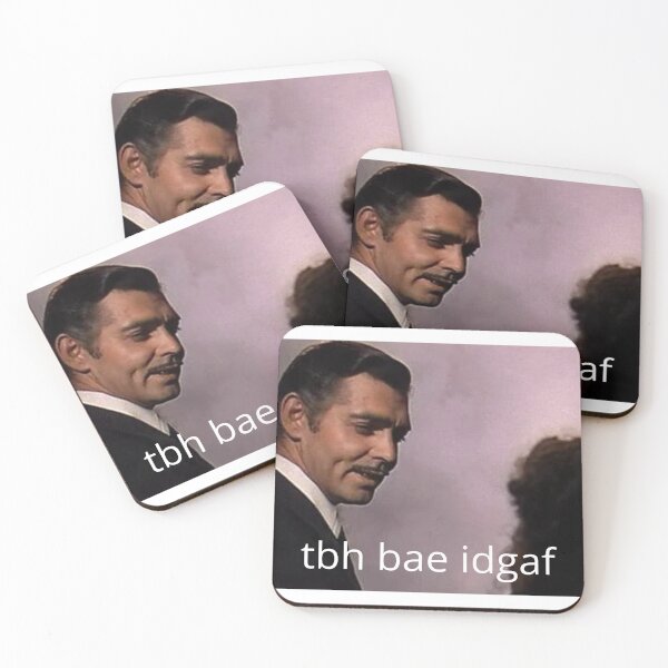Item preview, Frankly, My Dear - tbh bae idgaf designed and sold by schierneckeretc.