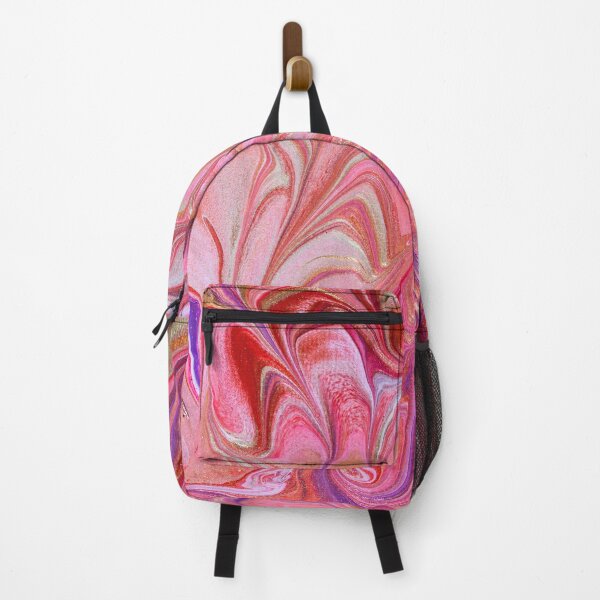 Item preview, Abstract Fluid Painting Pink Purple Red Gold designed and sold by mhfoto.