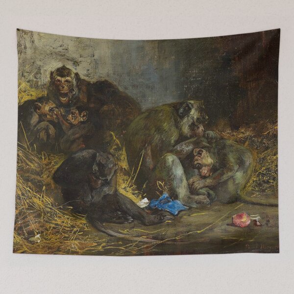 Item preview, Monkies by Paul Meyerheim - Vintage Art designed and sold by RickE.