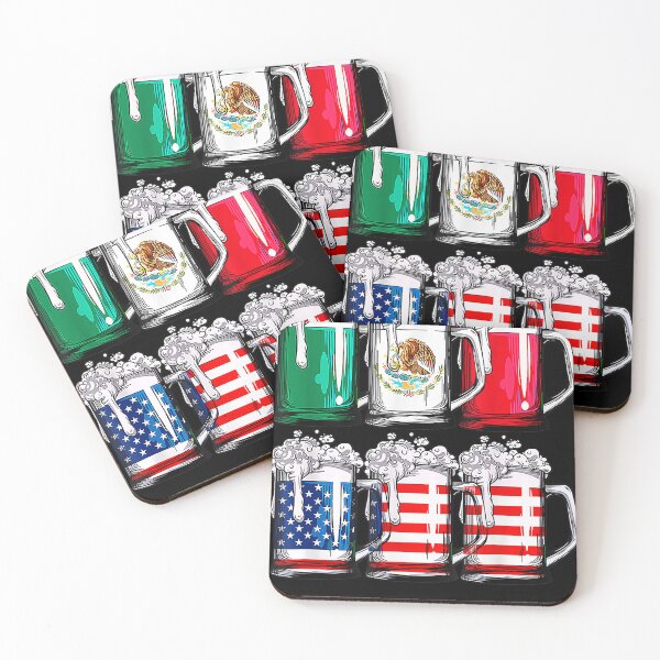 Item preview, Beer Mexican American Flag Cinco De Mayo Men Drinking Mug designed and sold by SethFrancis37.