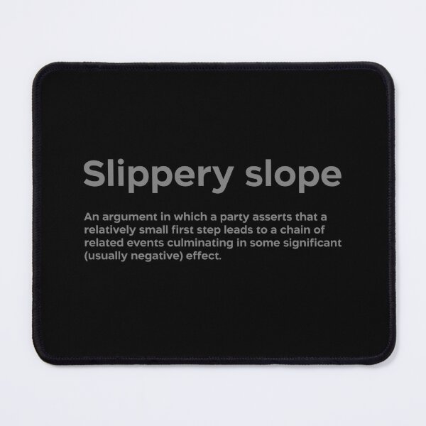 Item preview, Slippery slope grey designed and sold by EdimQuotes.