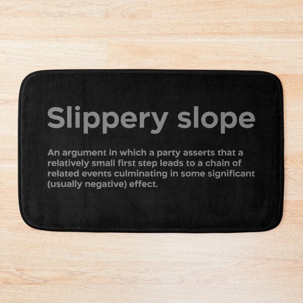 Item preview, Slippery slope grey designed and sold by EdimQuotes.
