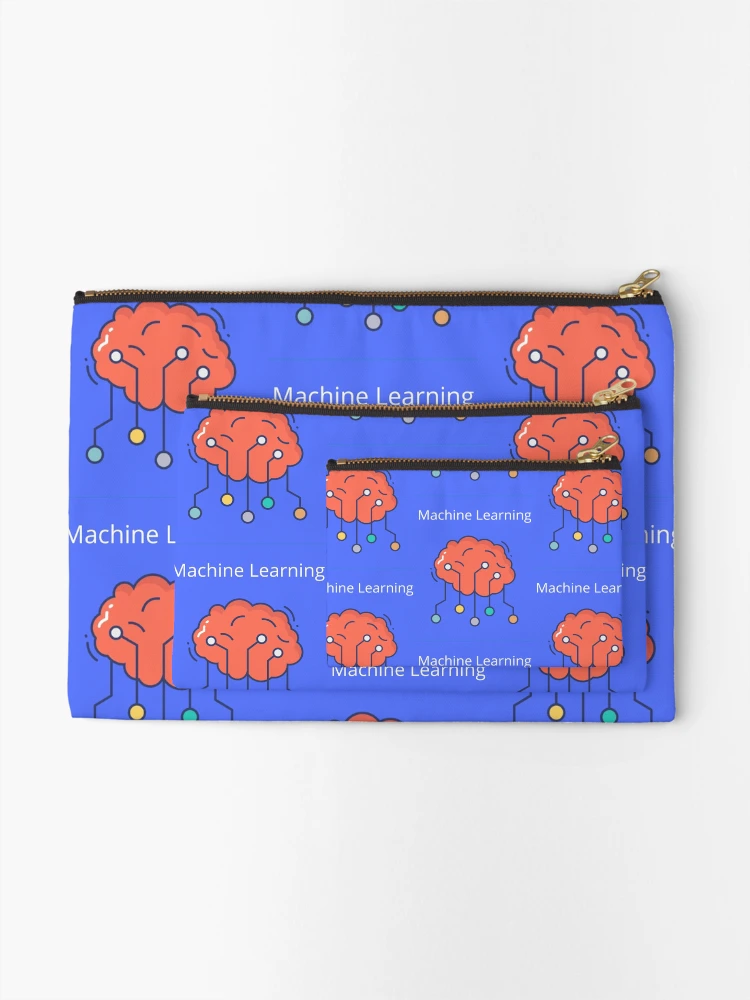 Thumbnail 2 of 4, Zipper Pouch, Machine Learning designed and sold by UpcomingTech.