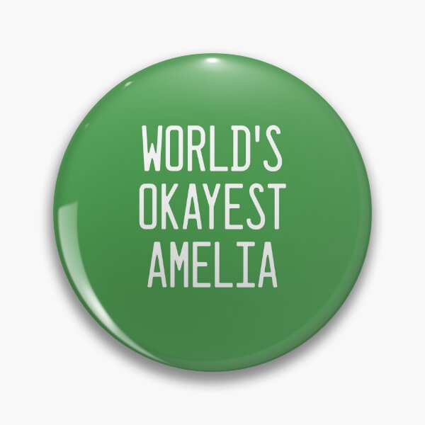 Item preview, World's Okayest Amelia designed and sold by TimespunThreads.