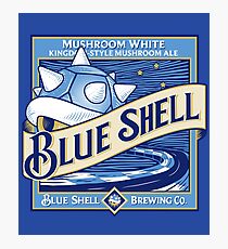 Blue Shell Photographic Print