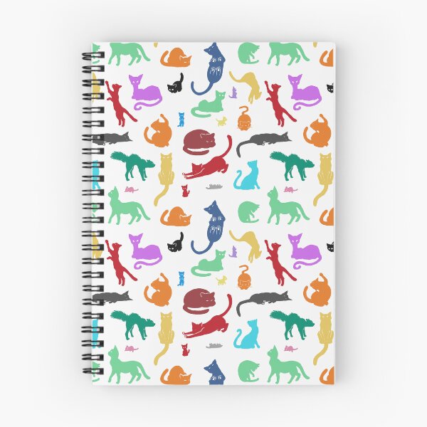 Item preview, Little Colorful Cats (Pattern in Colorful) designed and sold by LeanderZeichnet.