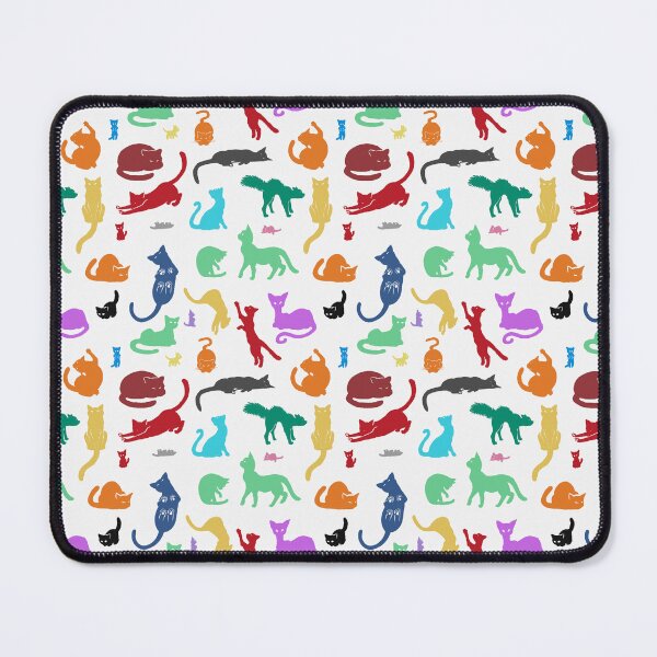 Item preview, Little Colorful Cats (Pattern in Colorful) designed and sold by LeanderZeichnet.