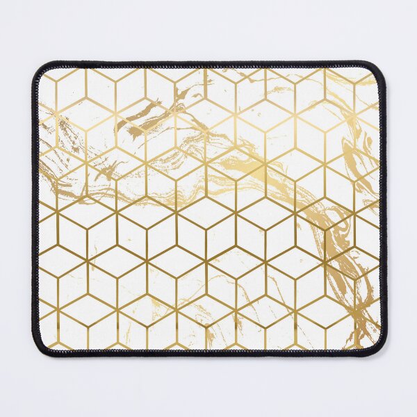Item preview, MARBLE GOLD WHITE CUBE v2 designed and sold by lukas69graphic.