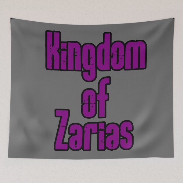 Item preview, Kingdom of Zarias Logo- Purple and Black on Gray designed and sold by Greenwood2112.